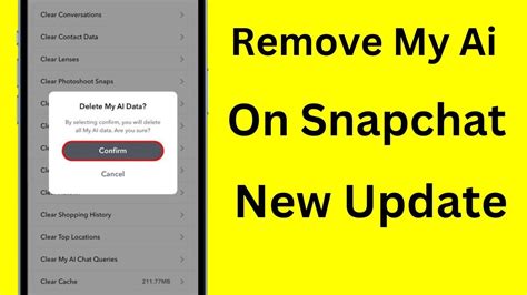 how to get rid of ai in snapchat